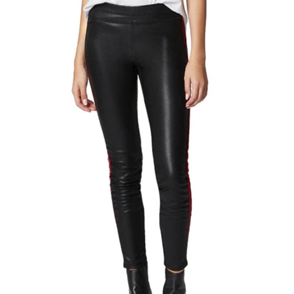 Blank NYC - faux leather pull on legging